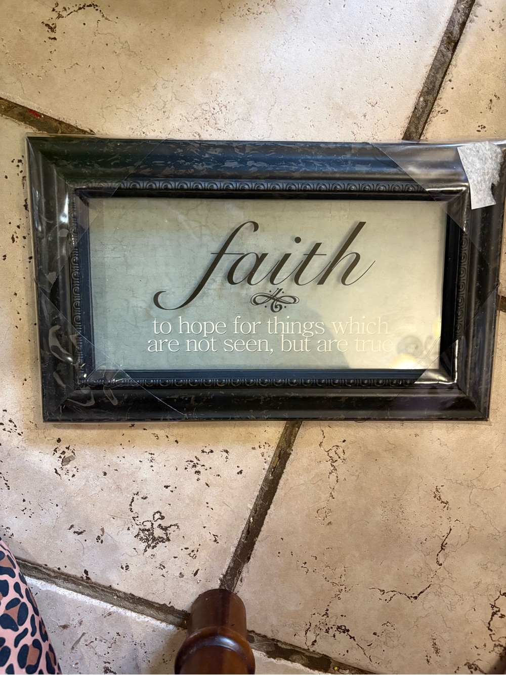 Hobby Lobby Faith Wall Art Sign in Black
